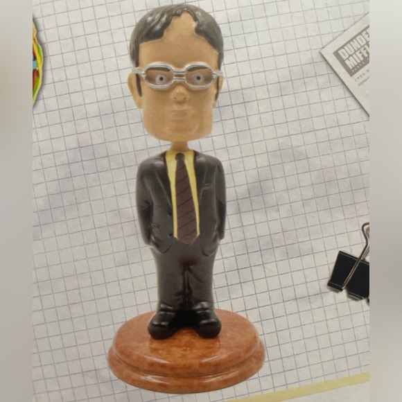 The Office Dwight Schrute Bobble Head UNOPENED - Picture 4 of 9